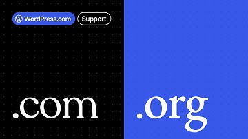 WordPress.com versus WordPress.org