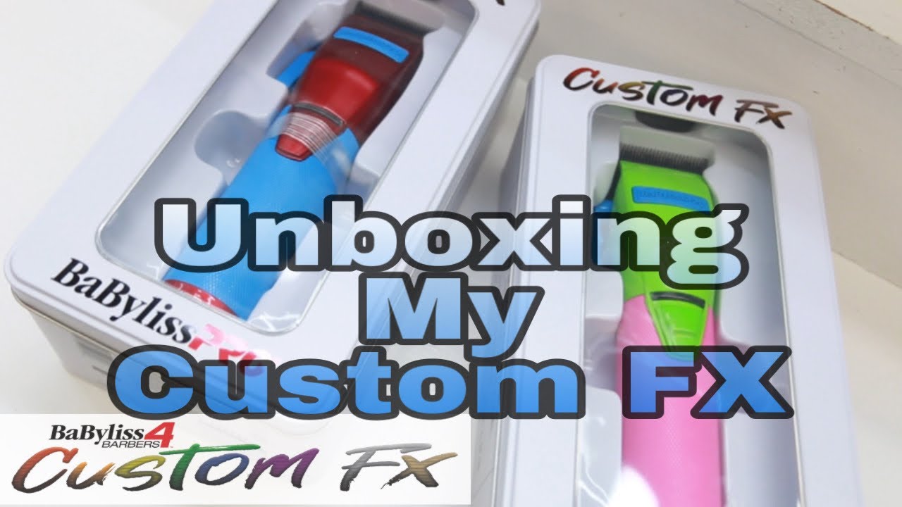 Unboxing My Babyliss CustomFX 