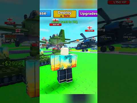 Roblox Merge a Mini Army UNBELIEVABLE TANK UPGRADE! 🤯💰