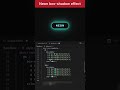 Neon box-shadow Animation using HTML CSS