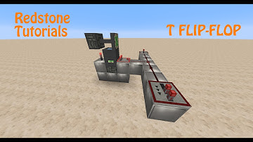 Redstone Tutorial - T Flip Flop - First Design