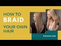 How to braid your own hair for beginnwesdetailed tutorial  wigsis