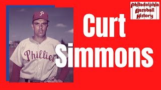 Phillies Left Handed Pitcher Curt Simmons