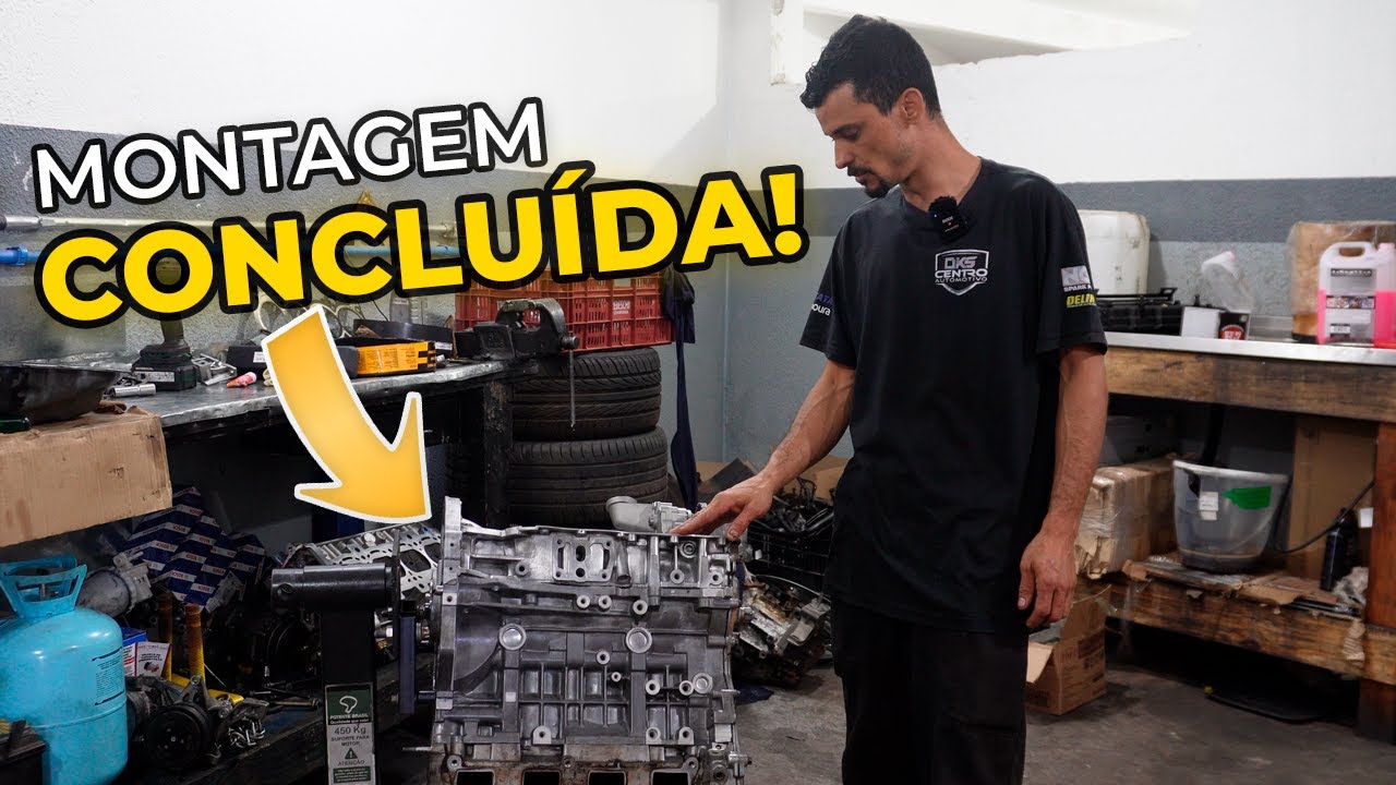 FINALIZAMOS A MONTAGEM DO MOTOR DA SANTA FÉ!
