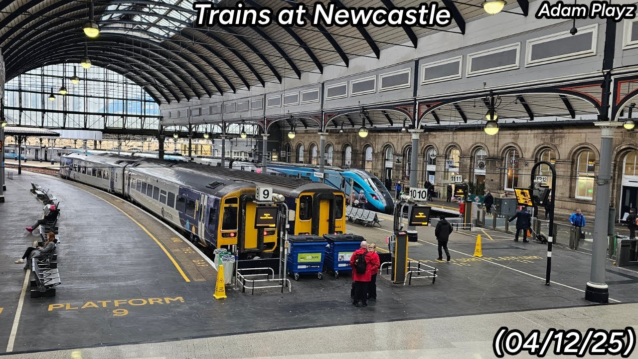 Trains at Newcastle (04/12/25)