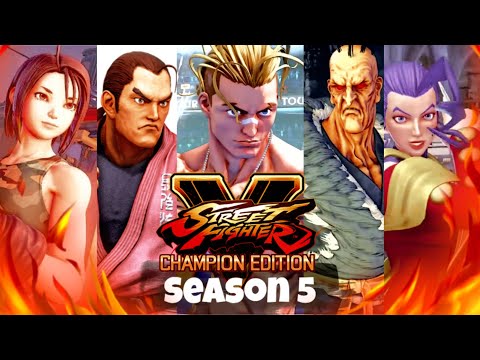 Street Fighter 5 Season 5 All New Characters