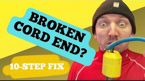How To Replace Extension Cord End - 10 Steps and 5 Tools