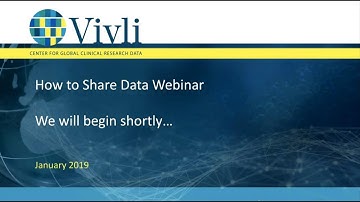 How to Share and Request Data on Vivli