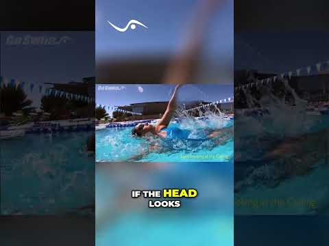 Backstroke Head Position: Level Up Your Swim Game Instantly! #shorts