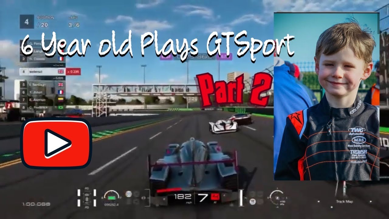 6 Year Old plays GTSport and Wins! Gran Turismo YouTube