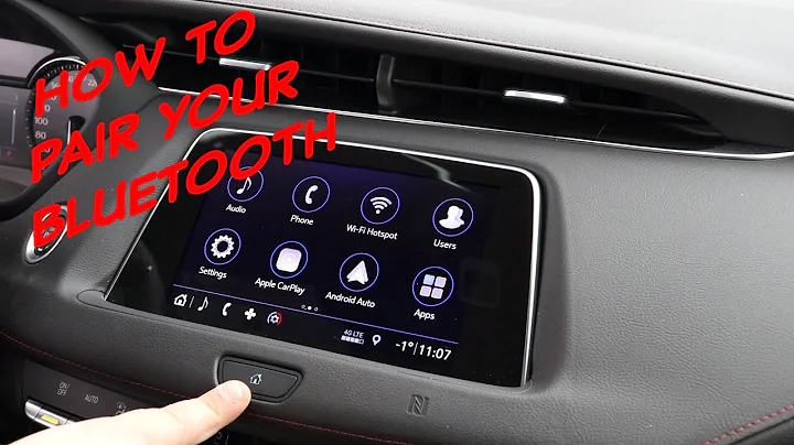 How to pair your Bluetooth | Cadillac CUE | 2020 XT4, XT5, XT6