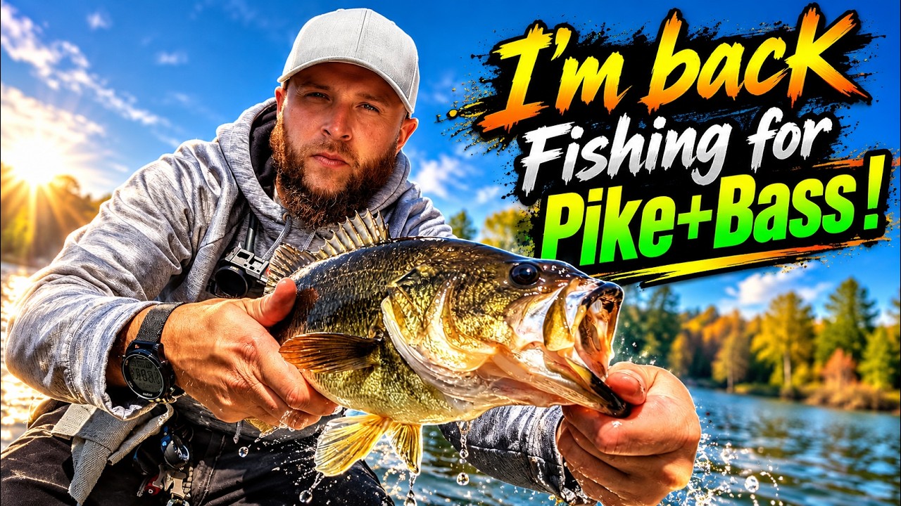 I'm Back Fishing for Pike + Bass !