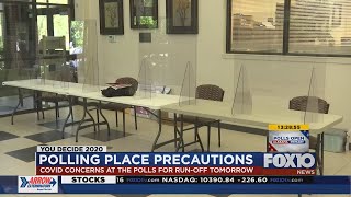 Different day at the polls with COVID precautions