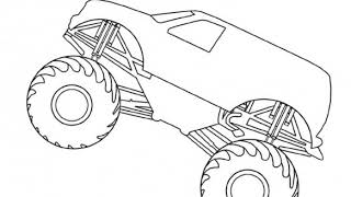 Grave Digger Monster Truck Coloring Pages AZ Coloring Pages