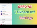 Oppo A3 Talkback Off  | Oppo CPH1837 Double Tap Screen On | Oppo Double Tap Screen on Off