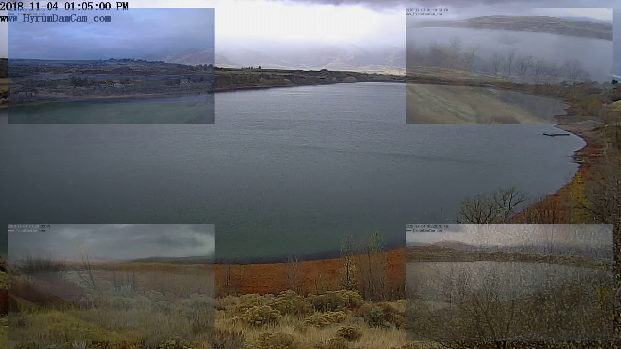 Hyrum Dam Cam 20181104 All Cameras YouTube