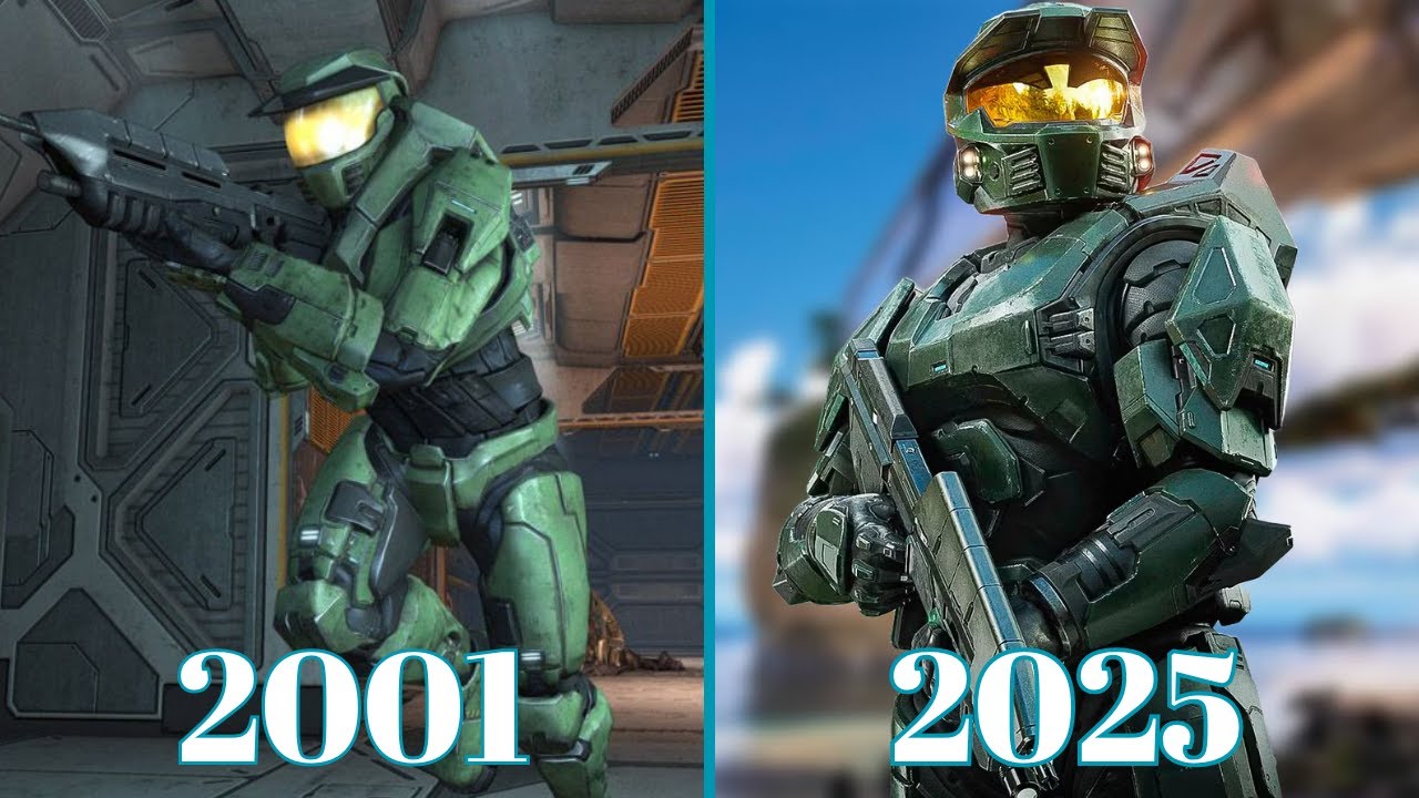 Evolution of Halo Games (2001–2025) 🔥 From Combat Evolved to Campaign Evolved – The Full Saga