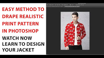 How to add print pattern in photoshop #photoshoptutorial