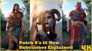 Patch 8’s 12 New Subclasses Explained – The D&D Lore Baldur's Gate 3 Doesn't Tell You