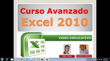 VIDEO INFORMATIVO CURSO AVANZADO EXCEL 2010