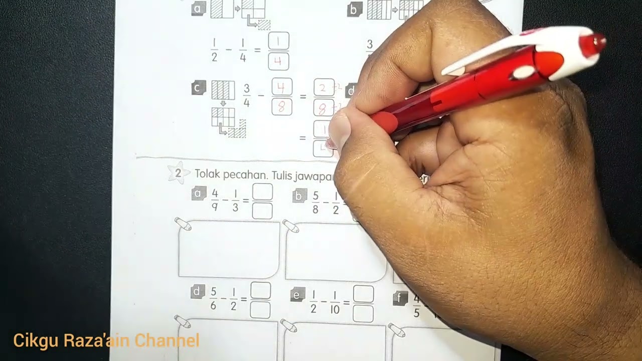 Buku Aktiviti Matematik Tahun 3 Muka Surat 62 KPM