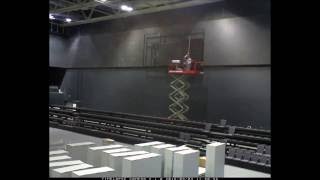 Time Laps Installation afficheur de scores Stramatel