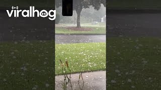 Large Hail Chunks Fall In Glennville Georgia ViralHog