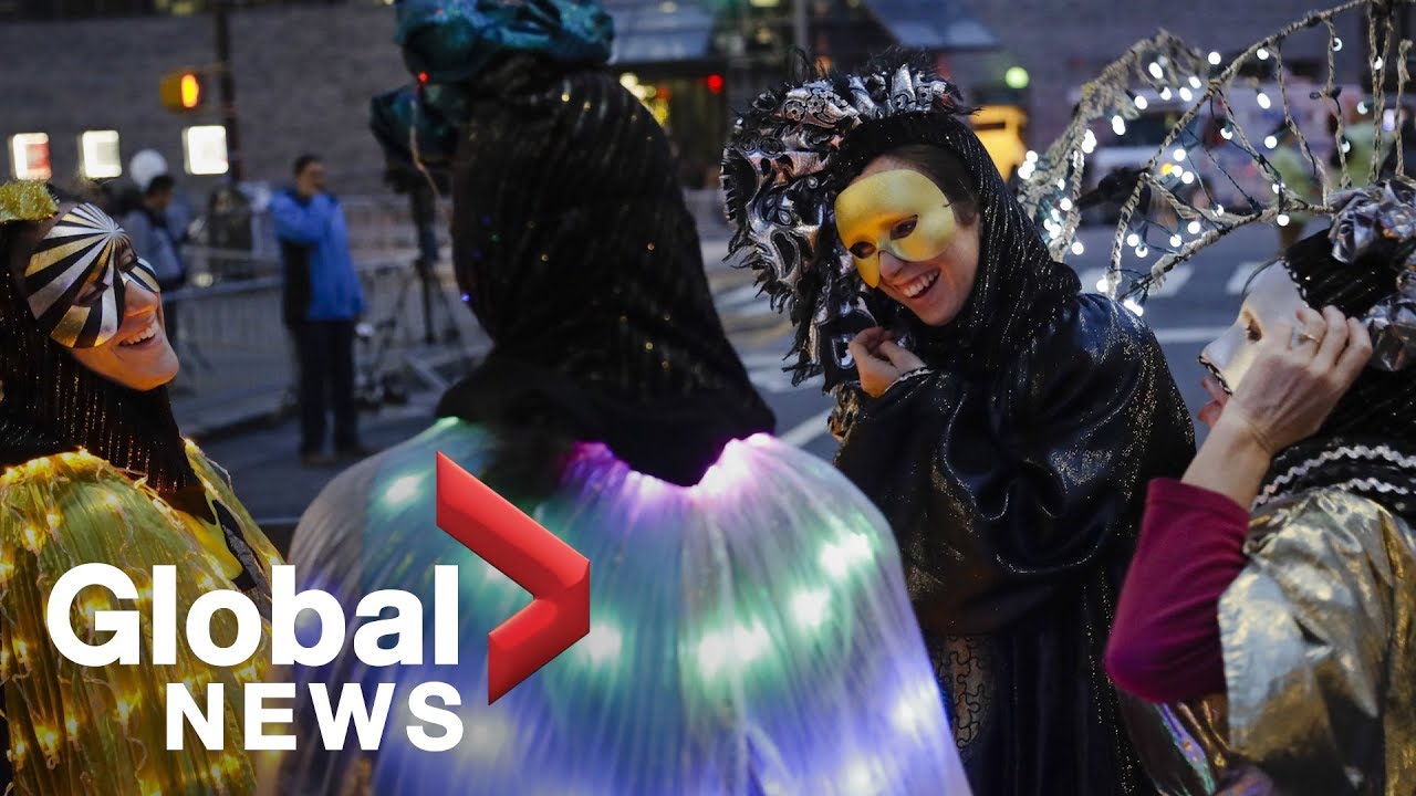 Halloween parade takes over New York City