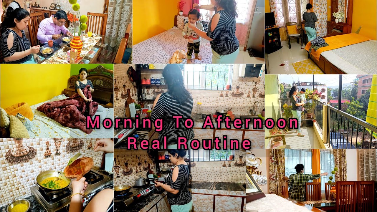 My Real Routine | Morning to Afternoon | Motivation | Ghar main rahnese pata chalte hai |