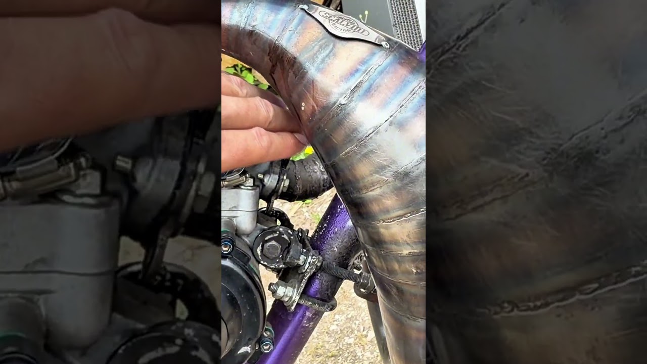 J’ai cassé le Pot d’échappement de mon vélo #demonbike #reponsecommentaire #bikelife #2strok #Shorts