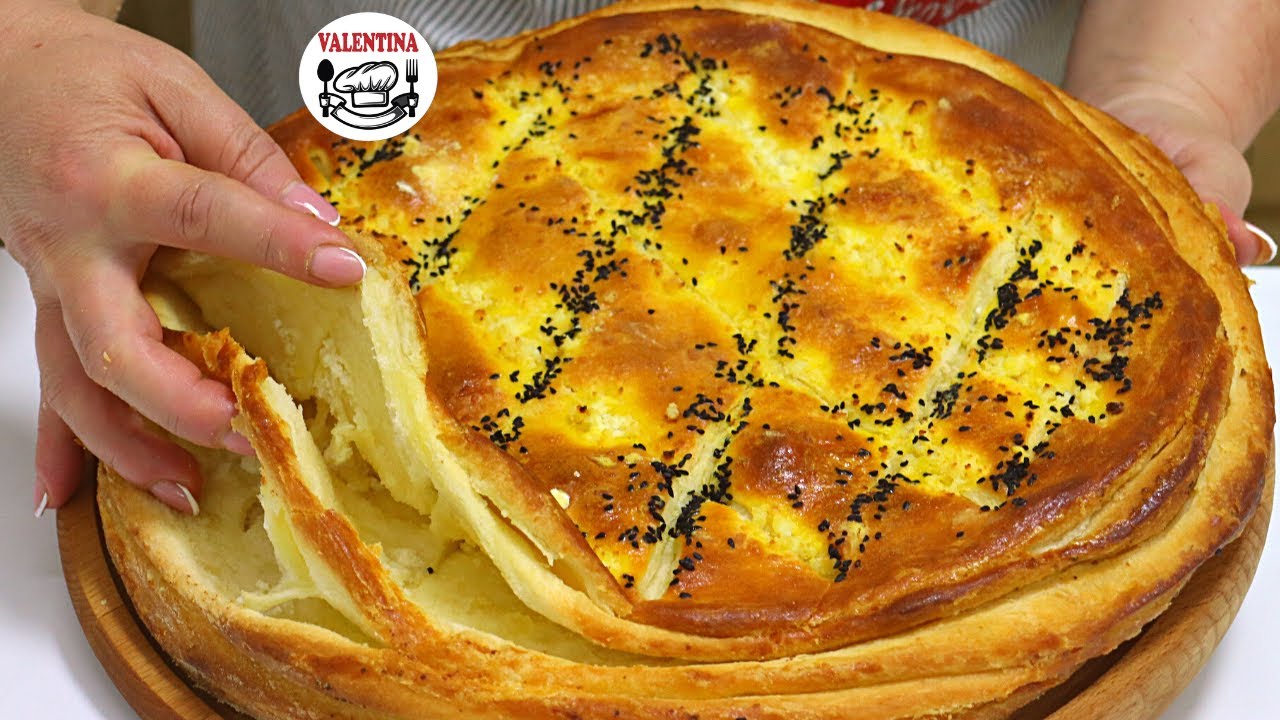 Recept Naših Baka-LISNATA POGAČA /Jednostavna,bez stasavanja❗Skromna a NEODOLJIVO UKUSNA👌💯🔝❗❗