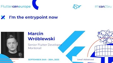 I’m the entry point now - Marcin Wróblewski | Fluttercon EU 2025