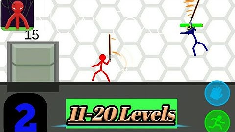 Stickman Project walkthrough gameplay |11 to 20 Levels|