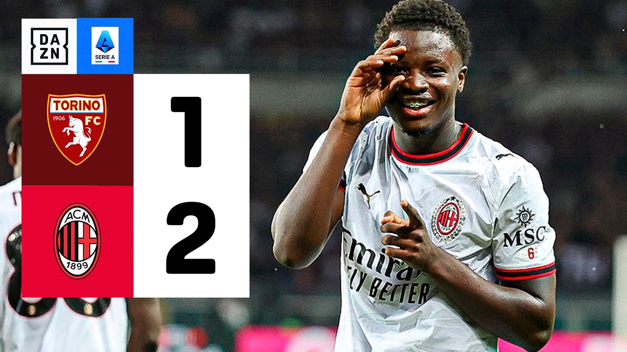 Resumen: Torino vs Milan (1-2) | Resumen y goles | Highlights Serie A