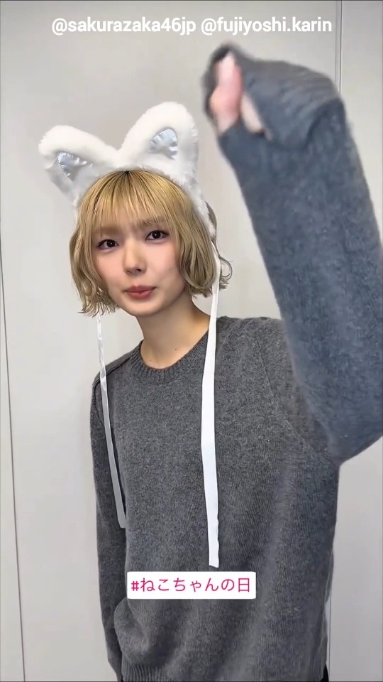 藤吉夏鈴 猫の日♪ 2月22日 櫻坂46 Instagram - YouTube