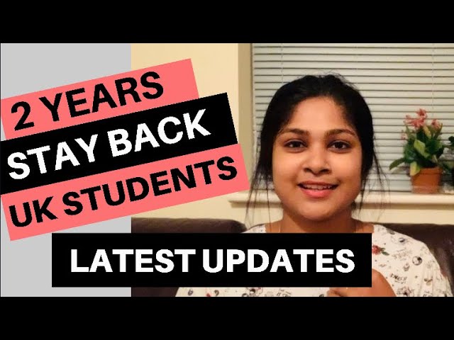 Uk International Student Stay Back Post Study Work Visa In Uk Latest Updates October 19 Youtube