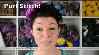 How to Purl - Even if You're Clueless! - Absolute Beginner Knitting, Lesson 2