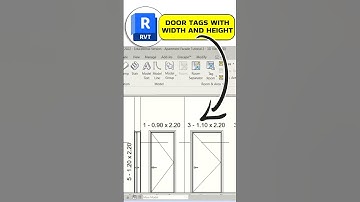 Window and Door Tags in Revit #revittutorials #architecture #bim