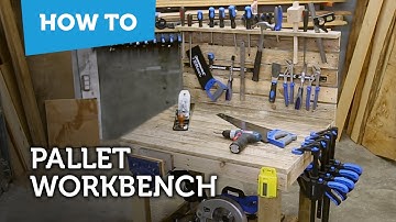 How to make a DIY workbench with pallets