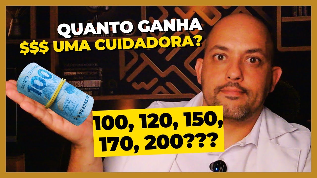 Quanto ganha uma cuidadora de idosos?
