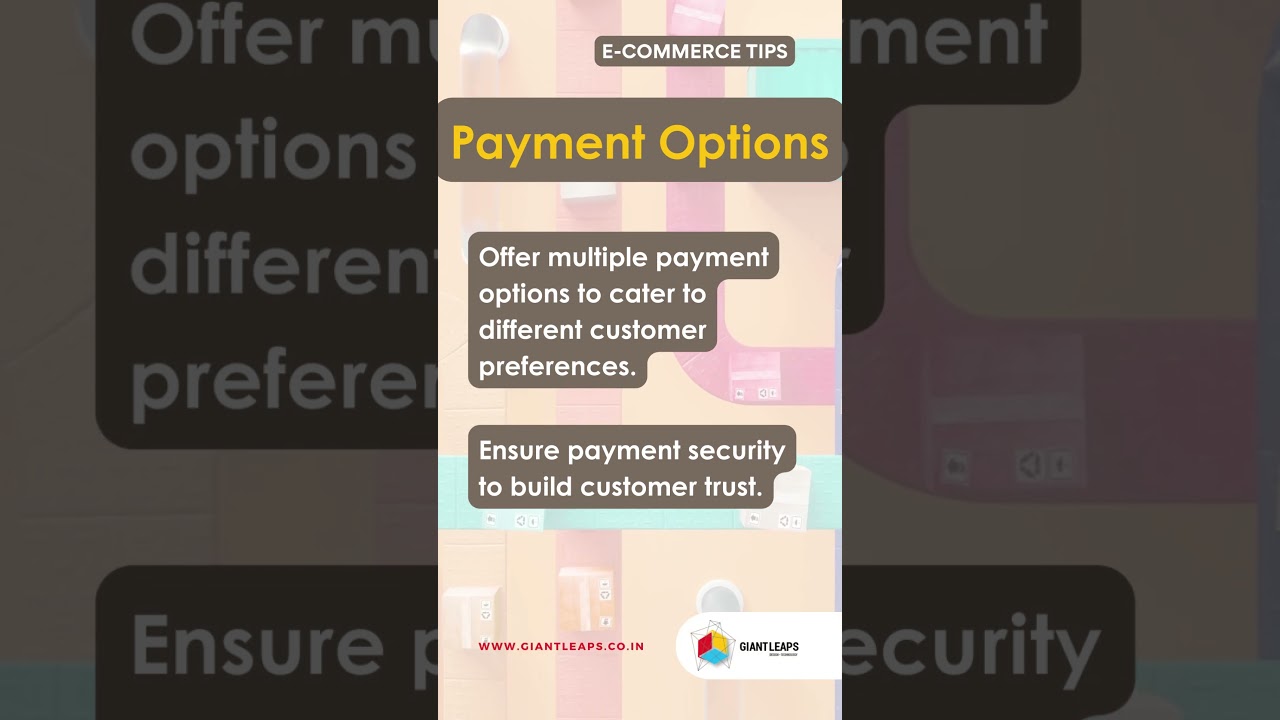 D2C E-Commerce Tips -Payment Options 