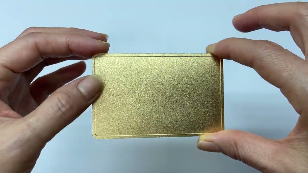 Gold Metal NFC Business Card | Foison Metal