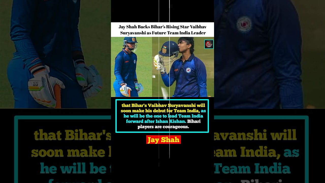 Jay Shah Backs Bihar’s Rising Star Vaibhav Suryavanshi as Future Team India Leader| 