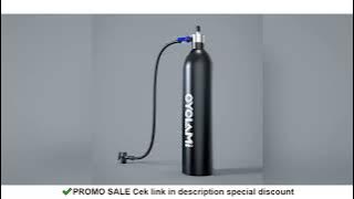 CYCLAMI Aluminum Alloy 1.3L MTB Road Inflator Tyre Air bottle Tire Booster With Valve Gas Cylinder F