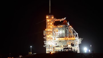 Shuttle Rotating Service Structure (RSS) Retract HD Time-Lapse