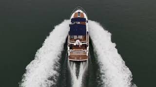 2014 50’ fairline for sale.  Sea trial on San Diego Bay.