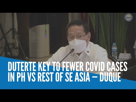 Duterte key to fewer COVID cases in PH vs rest of SE Asia — Duque