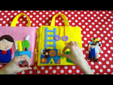 Развивающая книжка кукольный театр для Тимофея (Quiet busy Book)