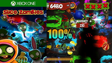 Slice Zombies For Kinect [10] 100% Xbox One Longplay