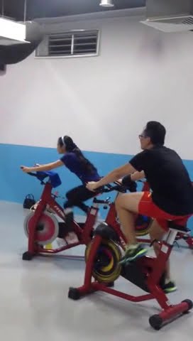 'Lord of the Klang Valley' indoor cycling class at Top Glove